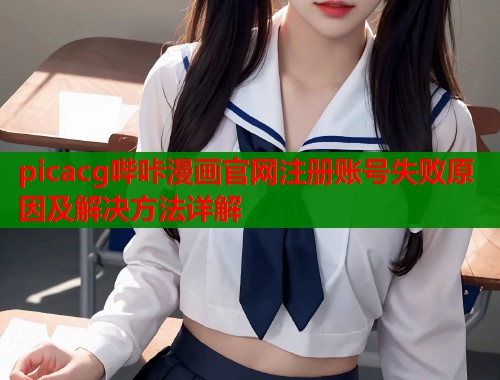 picacg哔咔漫画官网注册账号失败原因及解决方法详解