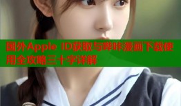 国外Apple ID获取与哔咔漫画下载使用全攻略三十字详解
